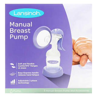 Lansinoh, Manual Breast Pump, 1 Manual Breast Pump and Accessories