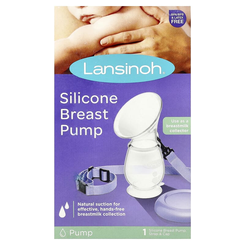 Silicone Breast Pump, Pump, Strap Cap