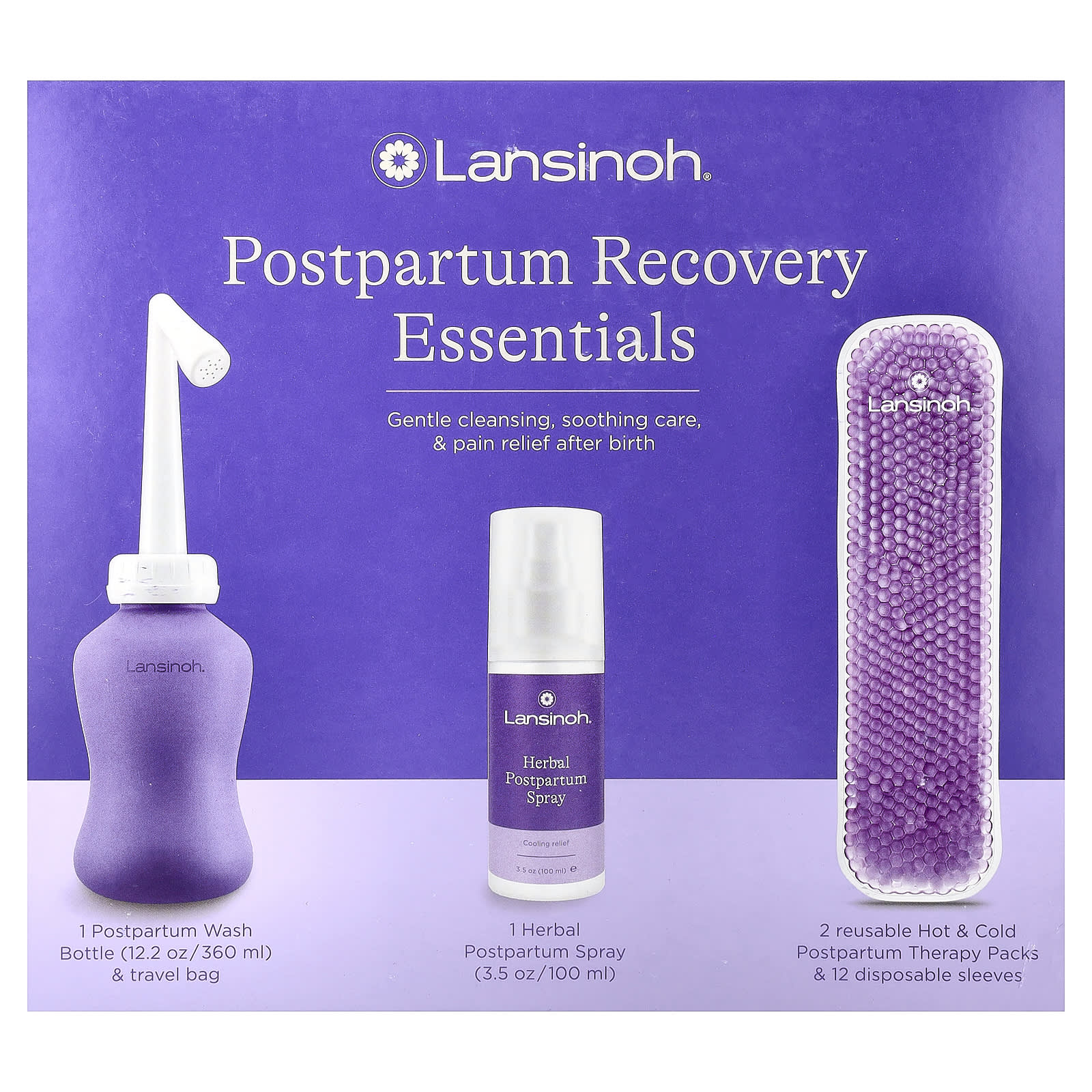 Postpartum Recovery Essentials, 16 Piece Set