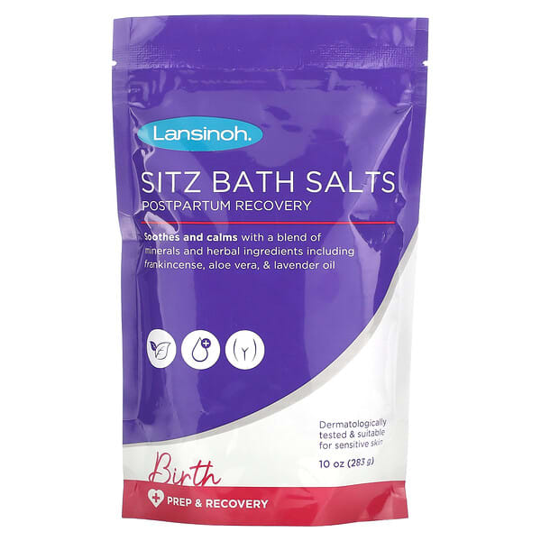 Lansinoh, Sitz Bath Salts, Pospartum Recovery, 10 oz (283 g)
