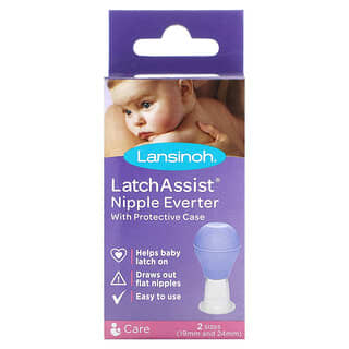 Lansinoh, Latch Assist Nipple Everter with Protective Case, 1 Count