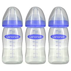 Lansinoh - Breastfeeding Bottles with NaturalWave Nipple, 8Oz