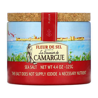 Le Saunier de Camargue, Fleur de Sel（フルール・ド・セル）、海塩、125g（4.4オンス）