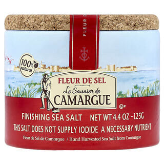 Le Saunier de Camargue, Flor de sal, Sal marina para favorecer un efecto reafirmante, 125 g (4,4 oz)