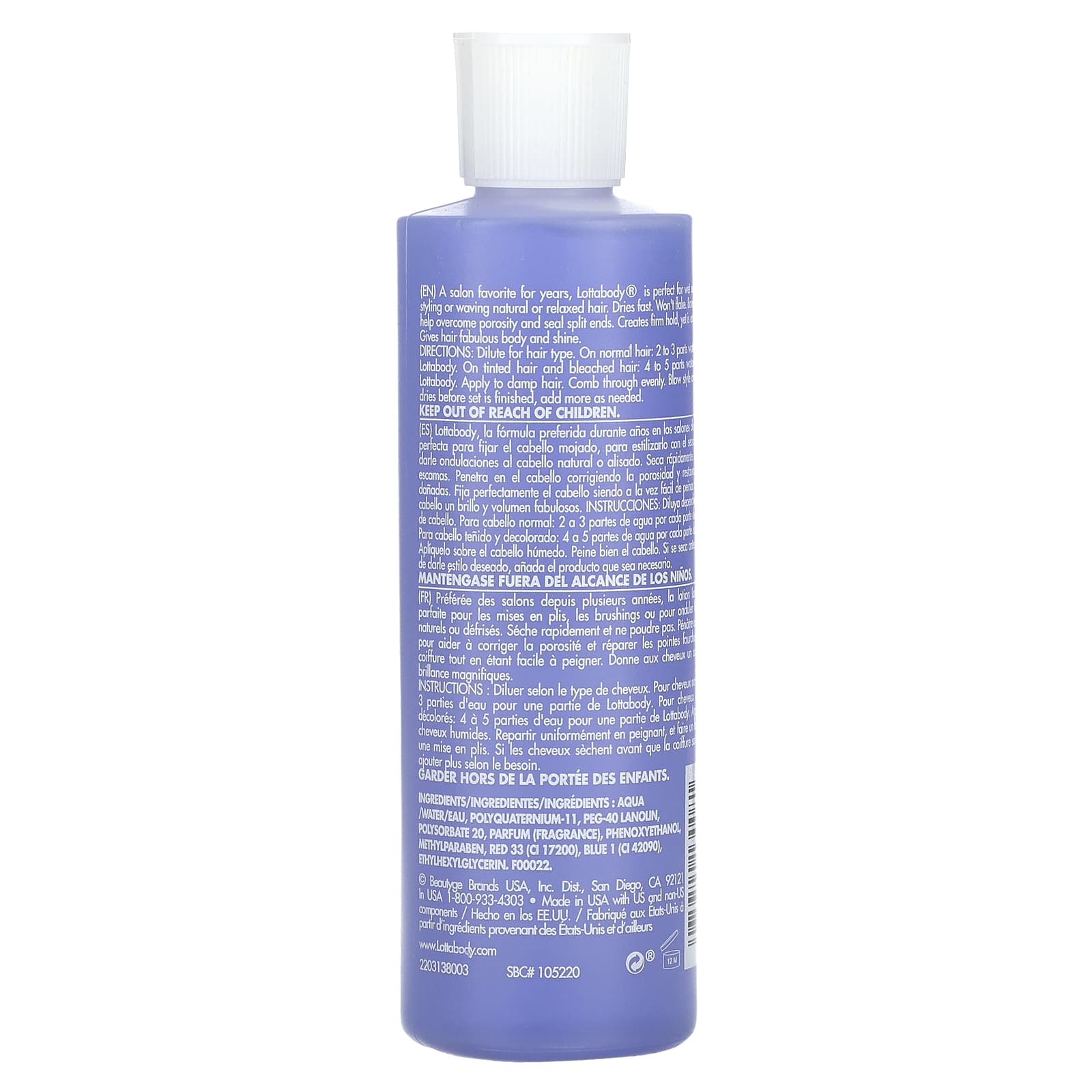 Lottabody, Setting Lotion, 8 fl oz (236 ml)