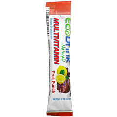 Lily of the Desert, EcoDrink Naturals, Multivitamin Drink Mix, Fruit Punch, 24 Stick Packs, 0.22 oz (6.3 g) Each (Discontinued Item) 