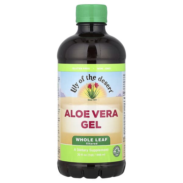 Aloe Vera Gel, Whole Leaf Filtered, 32 fl oz (946 ml)