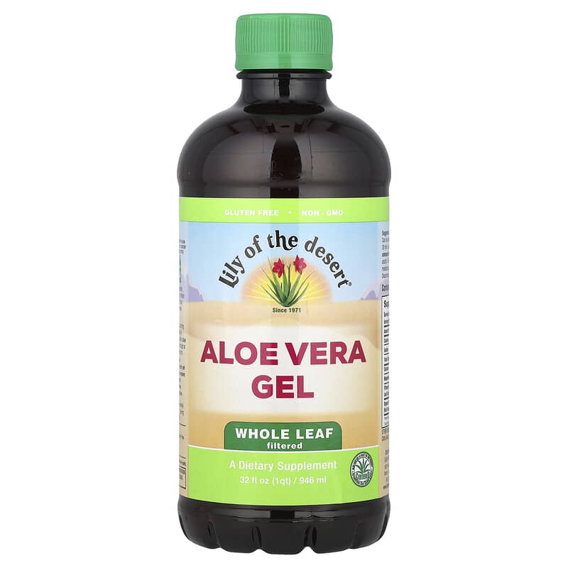 Gel de Aloe Vera, frunze întregi filtrate, 946 ml (32 fl oz)