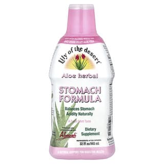 Lily of the Desert, Aloe Herbal, Stomach Formula, Mint, 32 fl oz (960 ml)