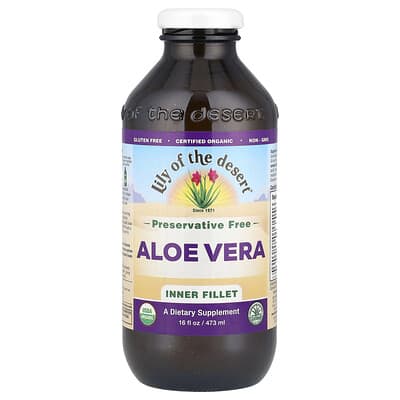 Lily of the Desert, Aloe Vera Juice, Aloe Barbadensis, 16 fl oz (473 ml)