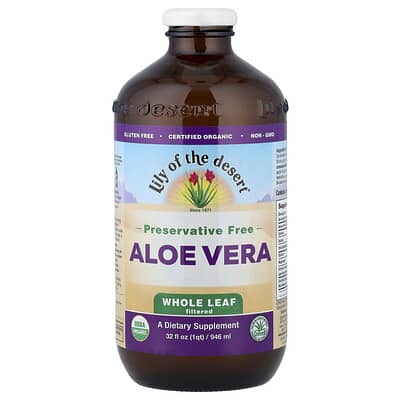 Lily of the Desert, Aloe Vera Juice, Whole Leaf Filtered, 32 fl oz (946 ml)