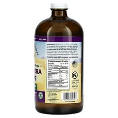 アロエベラジュース オーガニック、アロエベラジュース、全葉、32液量オンス(946 ml)