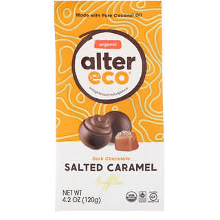Alter Eco, オーガニック ソルト・キャラメル・トリュフ, ダークチョコレート, 4.2 オンス (120 g)