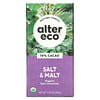 Alter Eco, Organic Dark Chocolate Bar, Salt & Malt, 70% Cacao, 2.82 oz (80 g)
