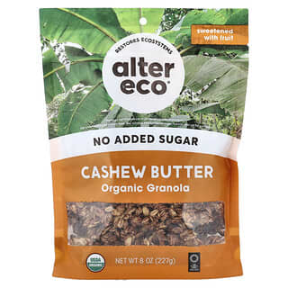 Alter Eco, 유기농 그래놀라, 캐슈 버터, 227g(8oz)