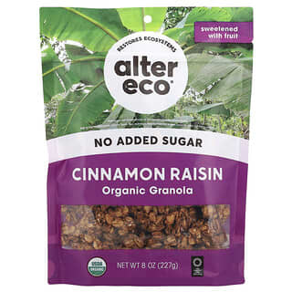 Alter Eco, Organic Granola, Cinnamon Raisin, 8 oz (227 g)