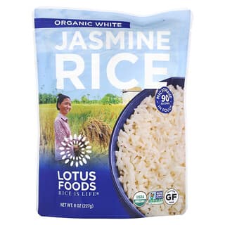 Lotus Foods, Органический белый жасминовый рис, 227 г (8 унций)