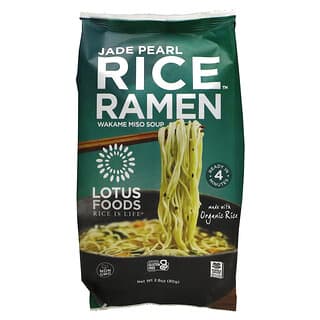Lotus Foods, Jade Pearl Rice Ramen, Wakame Miso Soup, 2.8 oz (80 g)
