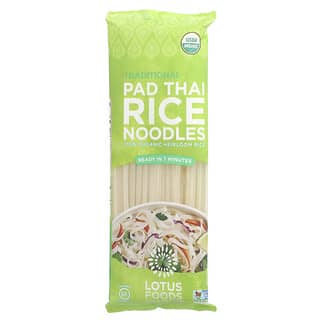 Lotus Foods, Traditional Pad Thai Rice Noodles, 8 oz (227 g)