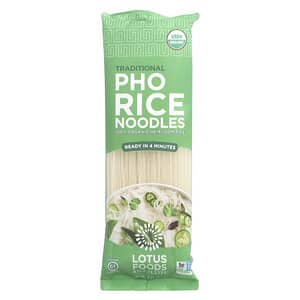 Lotus Foods, Traditional Pho Rice Noodles, 8 oz (227 g)