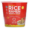 Rice Ramen Noodle Soup, Red Miso, 2 oz (57 g)