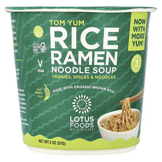 Lotus Foods, Reis-Ramen-Nudelsuppe, Tom Yum, 57 g (2 oz.)
