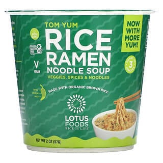 Lotus Foods, Rice Ramen Noodle Soup, Tom Yum, 2 oz (57 g)
