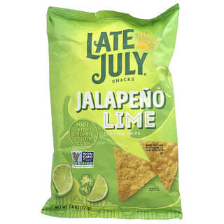 Late July, Tortilla Crisps, Jalapeño Lime, 7.8 oz (221 g)