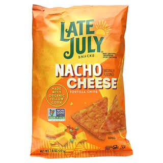 Late July, Tortilla Chips, Nacho Cheese, 7.8 oz (221 g)