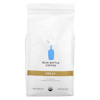 Blue Bottle‏, قهوة ، حبوب كاملة ، منزوعة الكافيين ، 12 أونصة (340 جم)