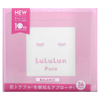 Lululun, Pure Balance, Beauty Sheet Mask, розовая 8FB, 36 шт., 520 мл (18 жидк. Унций)