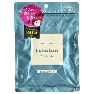 Lululun, Precious, Beauty Face Mask, Balance Green 4KS, 7 Sheets, 3.82 fl oz (113 ml)