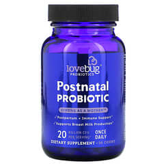 LoveBug Probiotics (لاف باغ بروبيوتيك)‏, بروبيوتيك بعد الولادة ، 20 مليار وحدة تشكيل مستعمرة ، 30 وحدة تشكيل مستعمرة