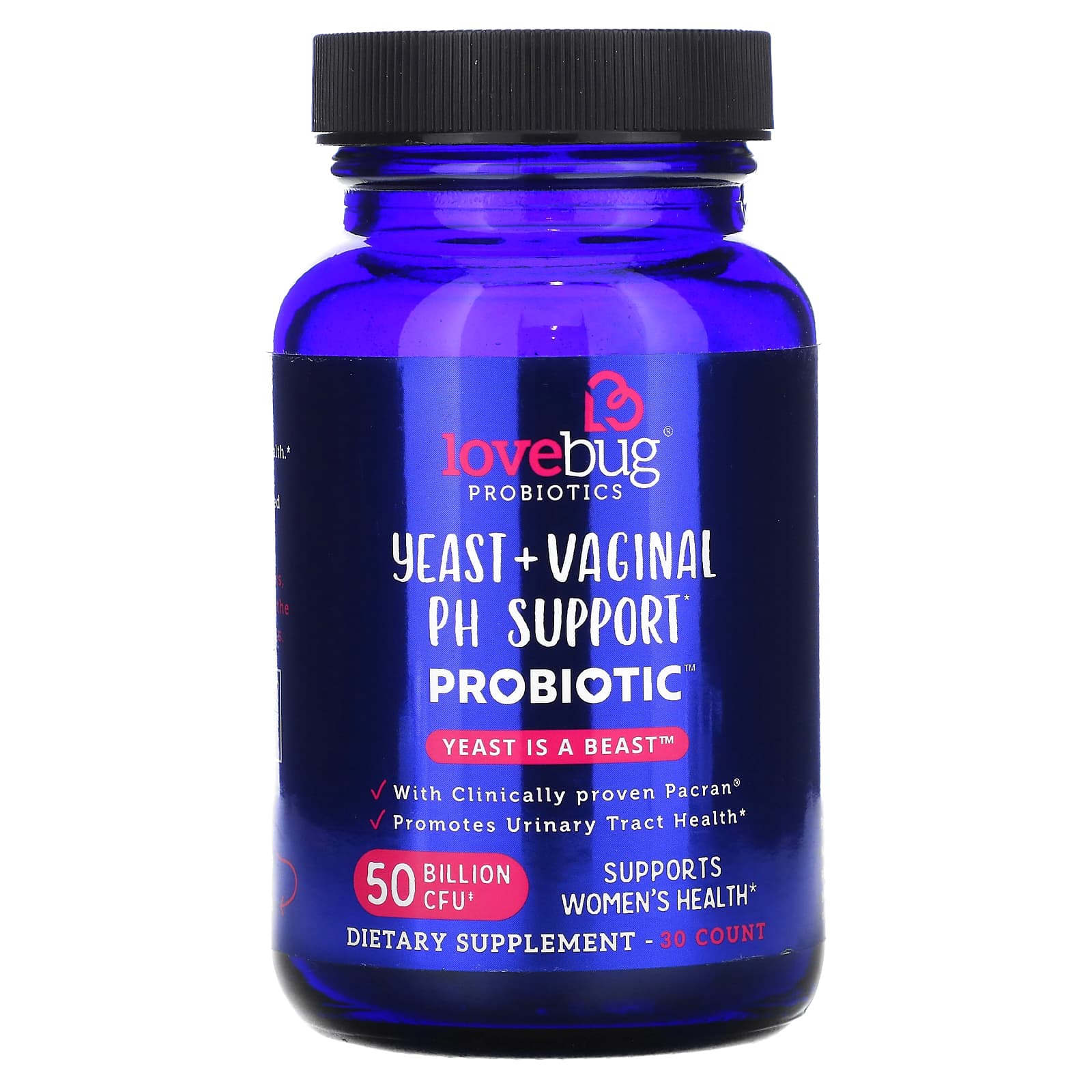 Lovebug Probiotics Yeast Vaginal Ph Support Probiotic Advanced