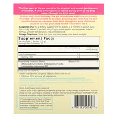 LoveBug Probiotics, Infant Probiotics, 0-6 Months, 1 Billion CFU, 30 Single Stick Packs, 0.05 oz (1.5 g) Each