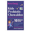 Probióticos para Crianças, Acima de 4 Anos, Frutos Silvestres, 10 Bilhões de UFCs, 30 Comprimidos Mastigáveis