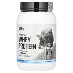 Levels, Grass Fed Whey Protein Powder, Unflavored, 2 lb ( 907 g)