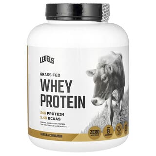 Levels, 草饲乳清蛋白质粉，香草肉桂味，5 磅（2.27 千克）