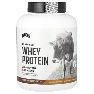 Levels, Порошок из сывороточного протеина Grass Fed, шоколад и арахисовая паста, 2,27 кг (5 фунтов)