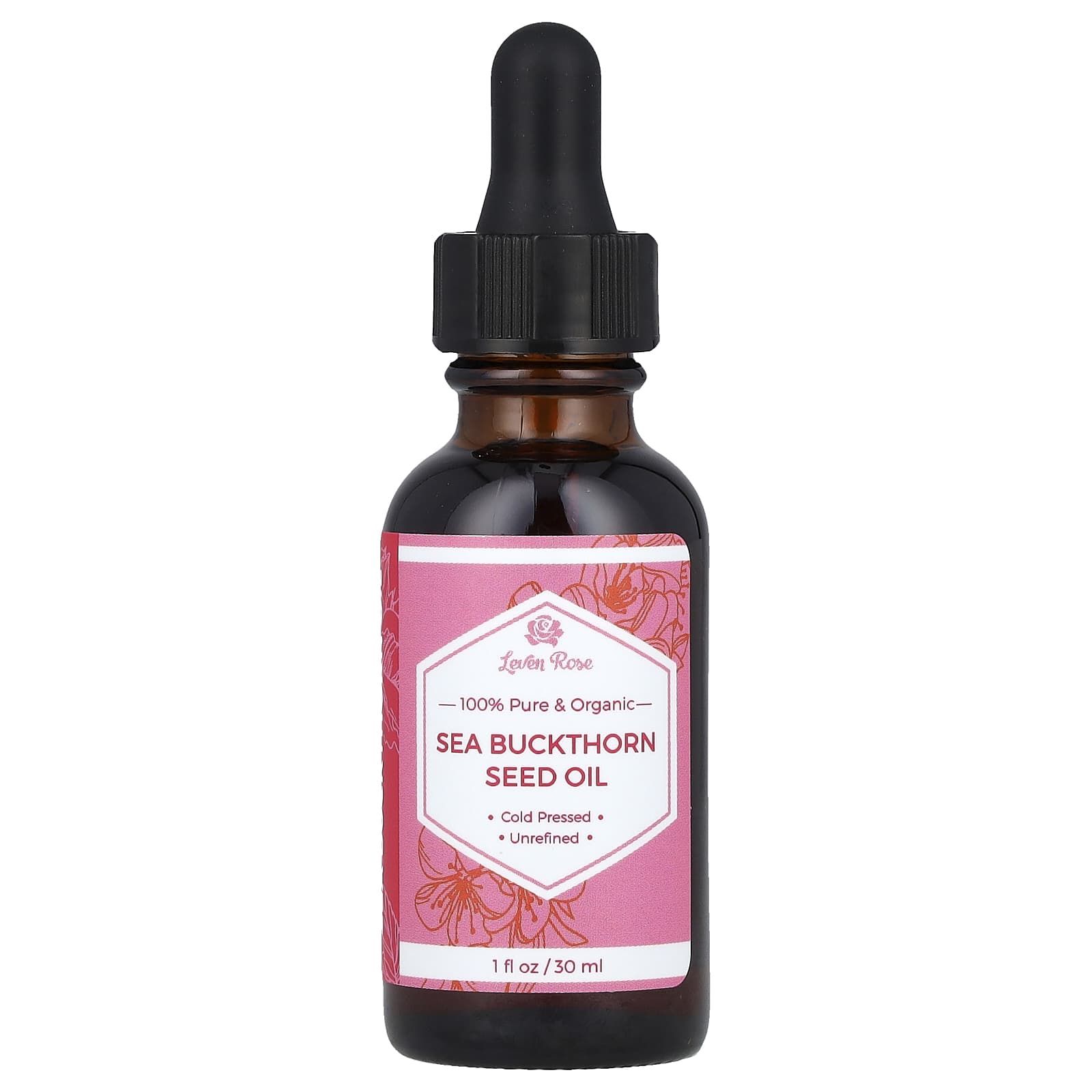100％純粋＆オーガニックシーバックソーンシードオイル 1液体オンス