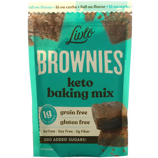 Livlo, Brownies, Mistura para Panificação Keto, 256 g (9 oz)