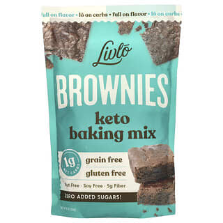 Livlo, Brownies, Кето смесь для выпечки, 9 унций (256 г)