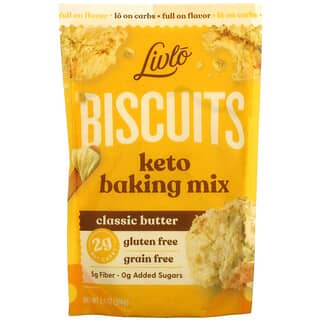 Livlo, Biscuits, Keto Baking Mix, Classic Butter,  9.4 oz (266 g)