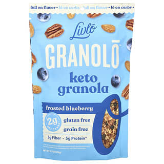 Livlo, Granolo, Keto Granola, Keto-Müsli, „Frosted Blueberry“, 298 g (10,5 oz.)