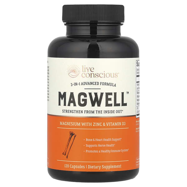 MagWell™, 3-in-1 Advanced Formula, 120 Capsules