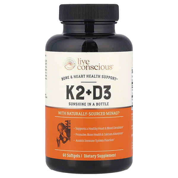 K2+D3, 60 Softgels