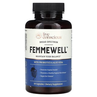Live Conscious, Femmewell, 60 Capsules