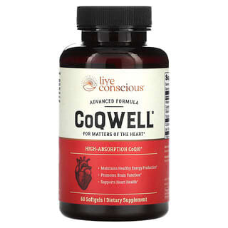 Live Conscious, CoQWell`` 60 cápsulas blandas