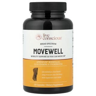 Live Conscious, Movewell, 120 Capsules