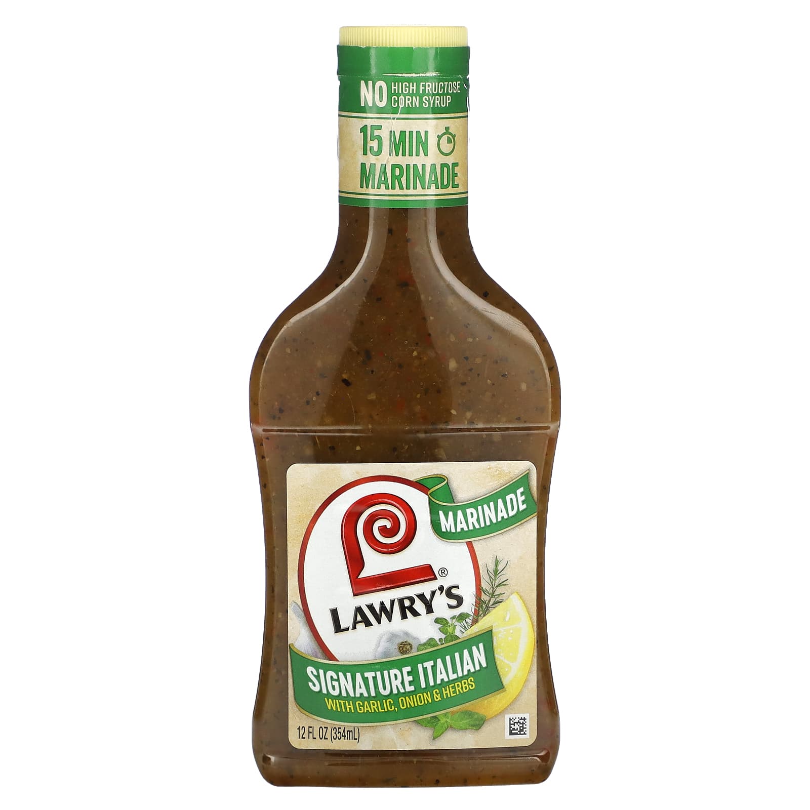 Lawry's, Marinade, Signature Italian With Garlic, Onion & Herbs, 12 fl
